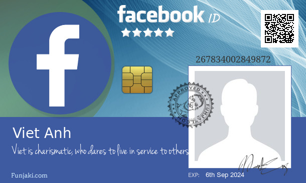 Viet Anh's Facebook ID Card - Funjaki.com
