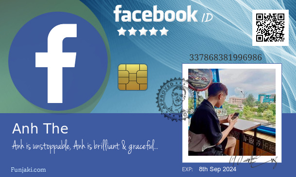 Anh The's Facebook ID Card - Funjaki.com