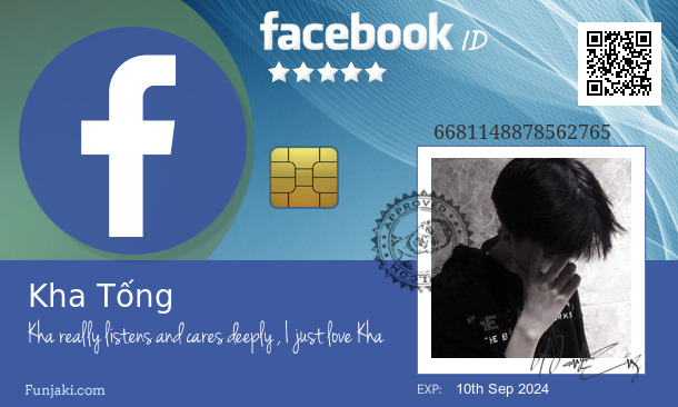 Kha Tống's Facebook ID Card - Funjaki.com