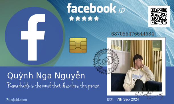 Quỳnh Nga Nguyễn's Facebook ID Card - Funjaki.com