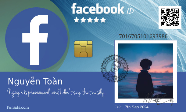 Nguyễn Toàn's Facebook ID Card - Funjaki.com