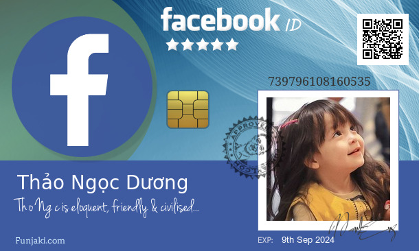 Thảo Ngọc Dương's Facebook ID Card - Funjaki.com