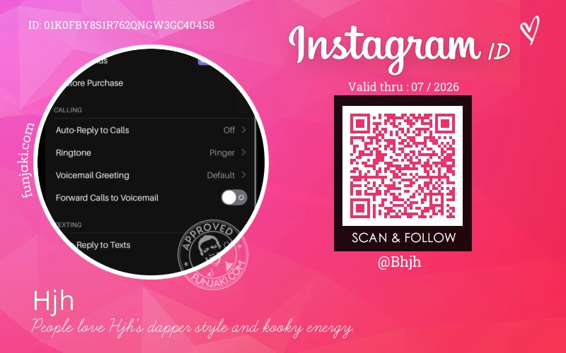 Instagram ID Card