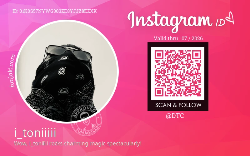 Instagram ID Card