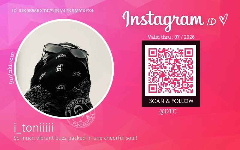 Instagram ID Card