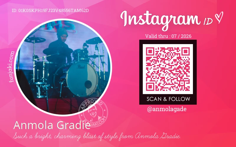 Instagram ID Card