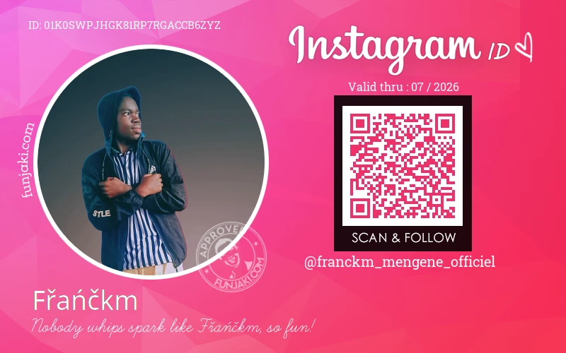 Instagram ID Card