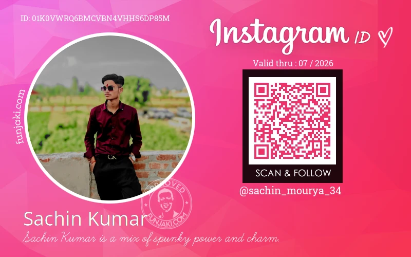 Instagram ID Card