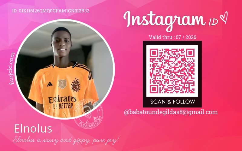 Instagram ID Card