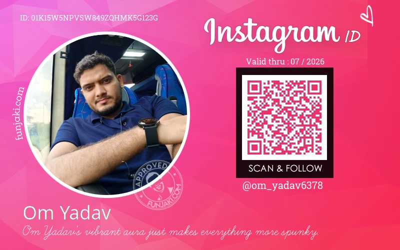 Instagram ID Card