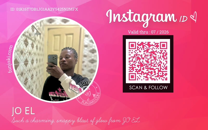 Instagram ID Card