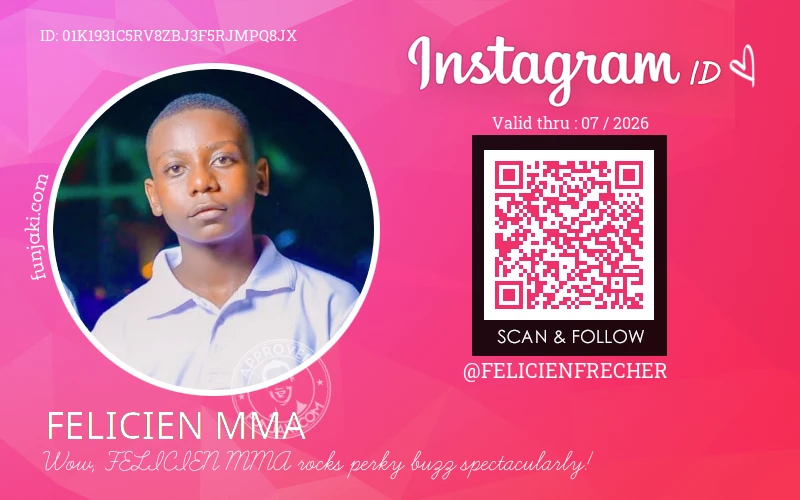 Instagram ID Card