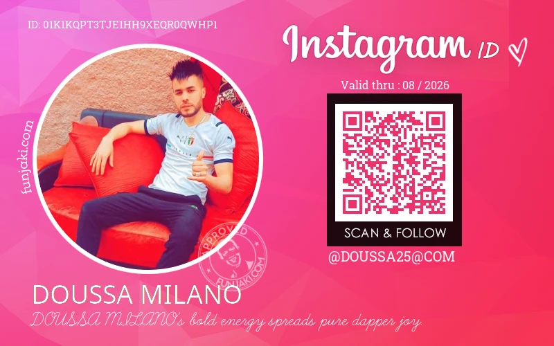 Instagram ID Card