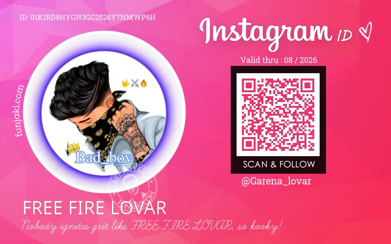 Instagram ID Card