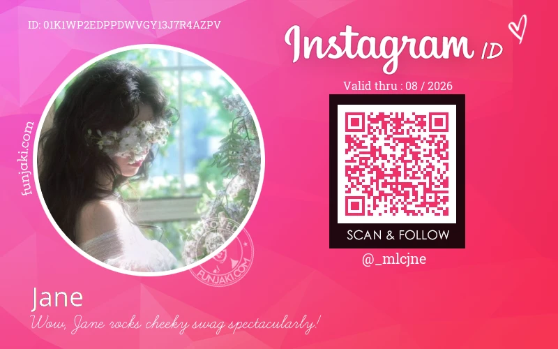 Instagram ID Card