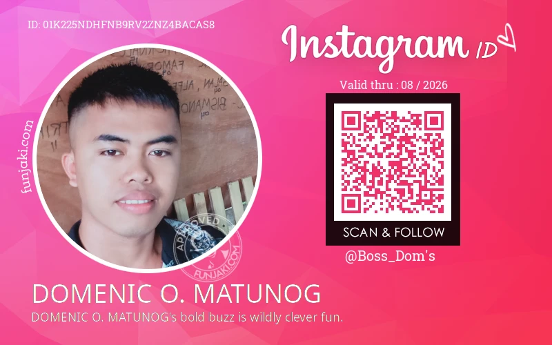 Instagram ID Card