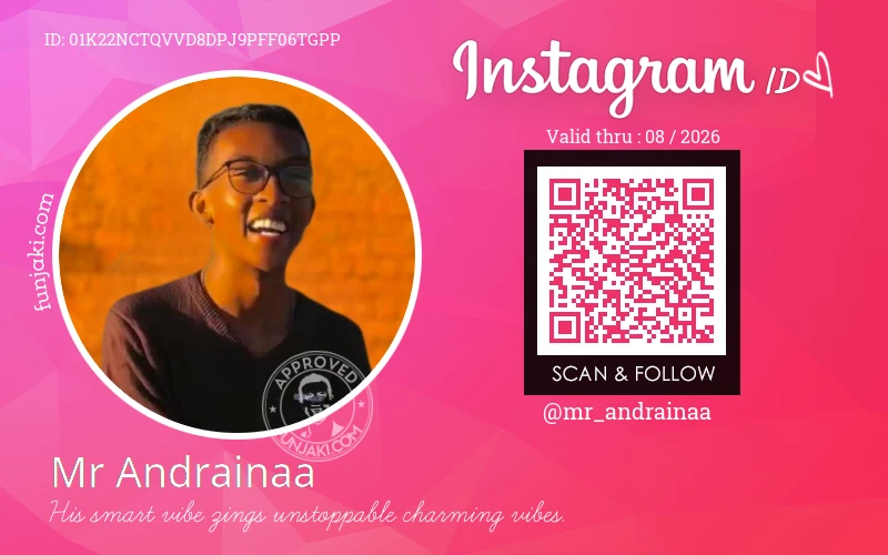 Instagram ID Card