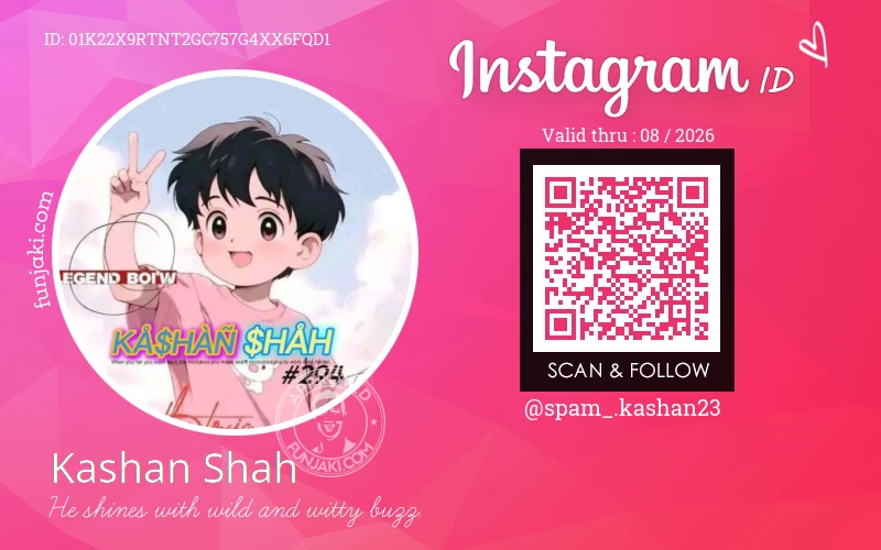 Instagram ID Card
