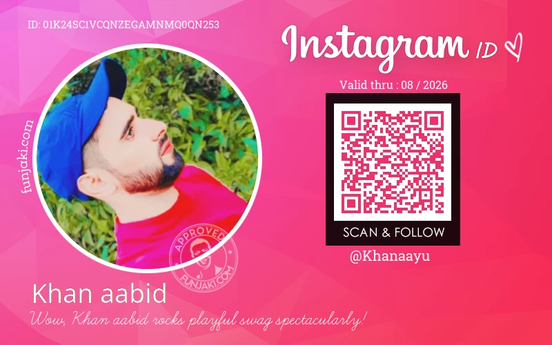 Instagram ID Card