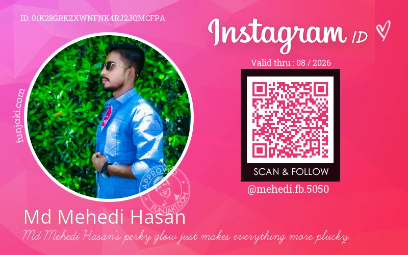 Instagram ID Card