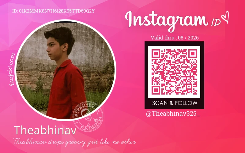 Instagram ID Card