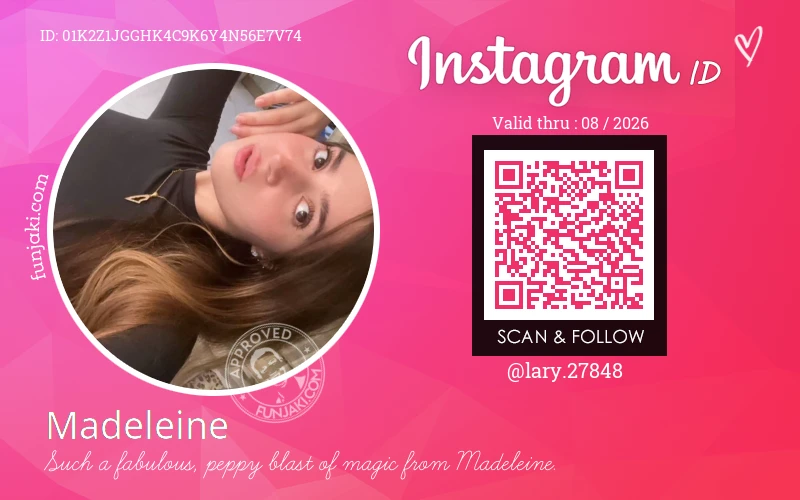 Instagram ID Card
