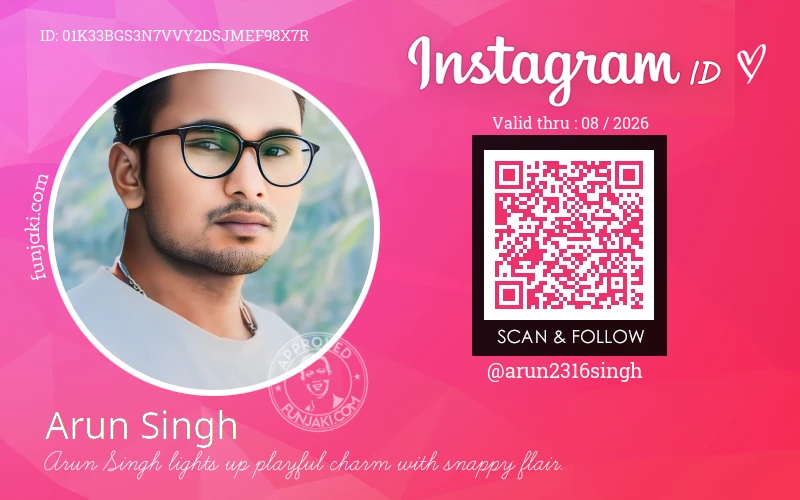Instagram ID Card