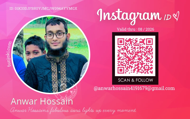 Instagram ID Card