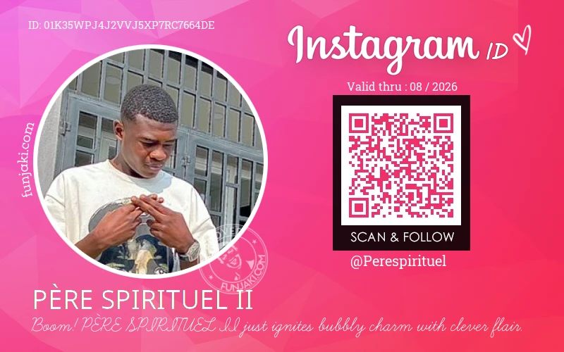 Instagram ID Card