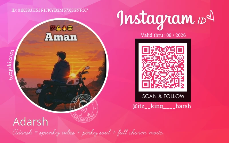 Instagram ID Card