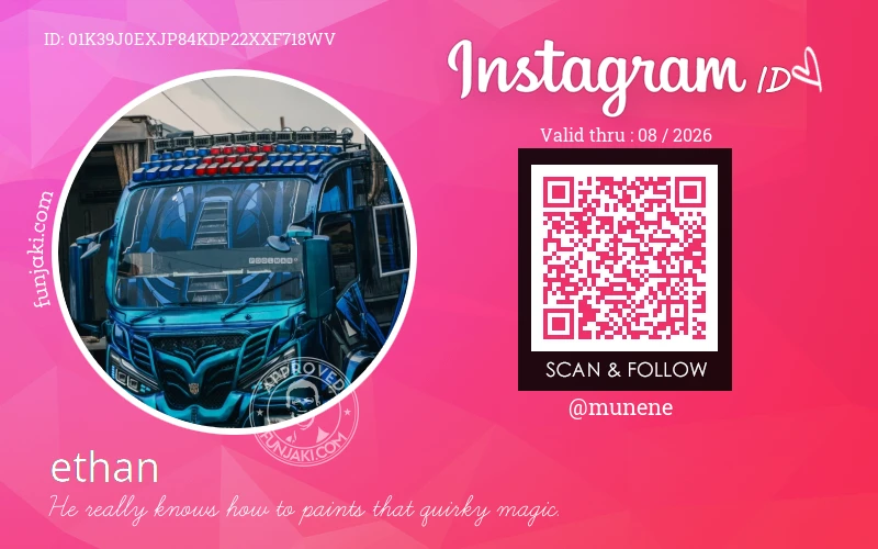 Instagram ID Card