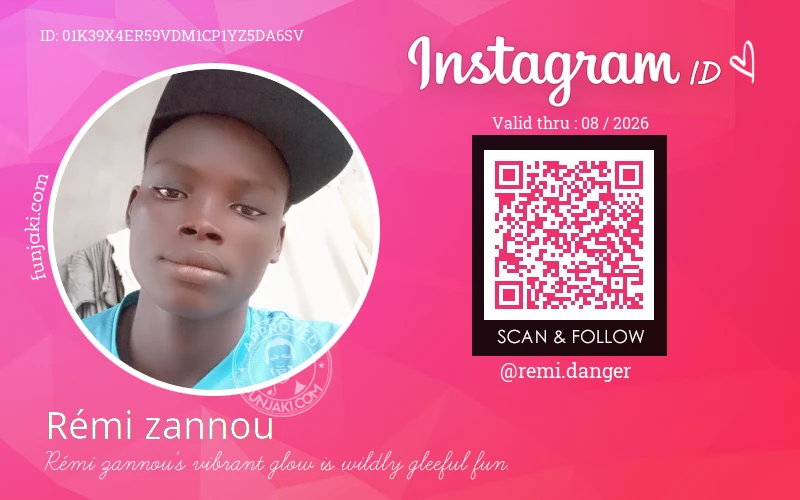 Instagram ID Card
