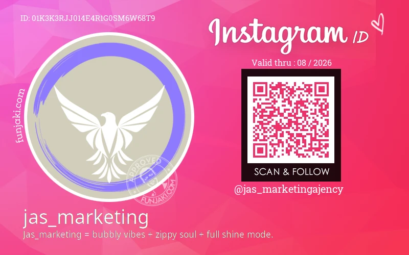 Instagram ID Card