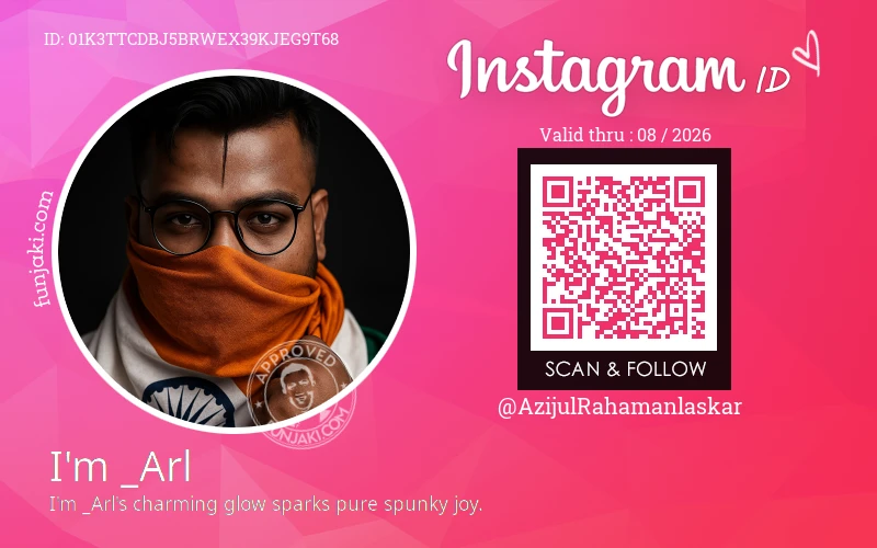 Instagram ID Card
