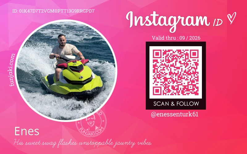 Instagram ID Card
