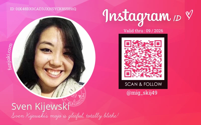 Instagram ID Card