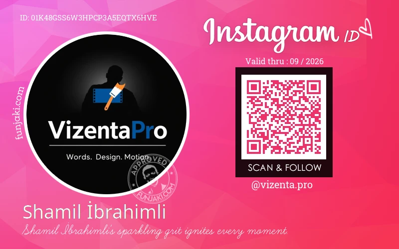 Instagram ID Card