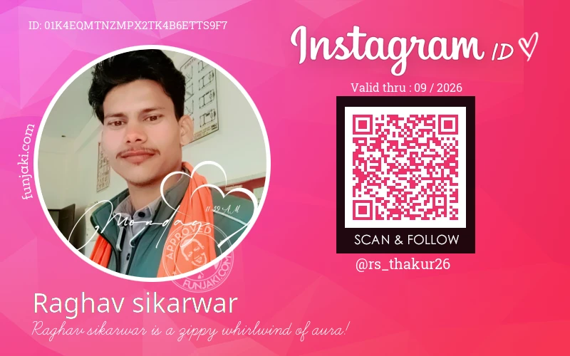 Instagram ID Card