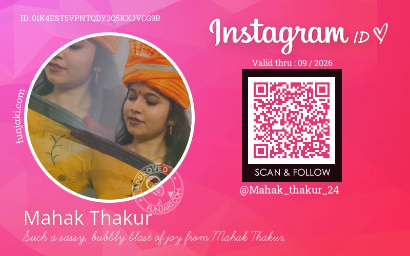 Instagram ID Card