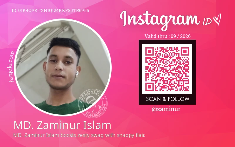 Instagram ID Card
