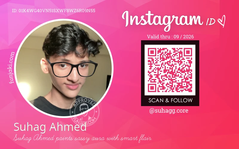 Instagram ID Card