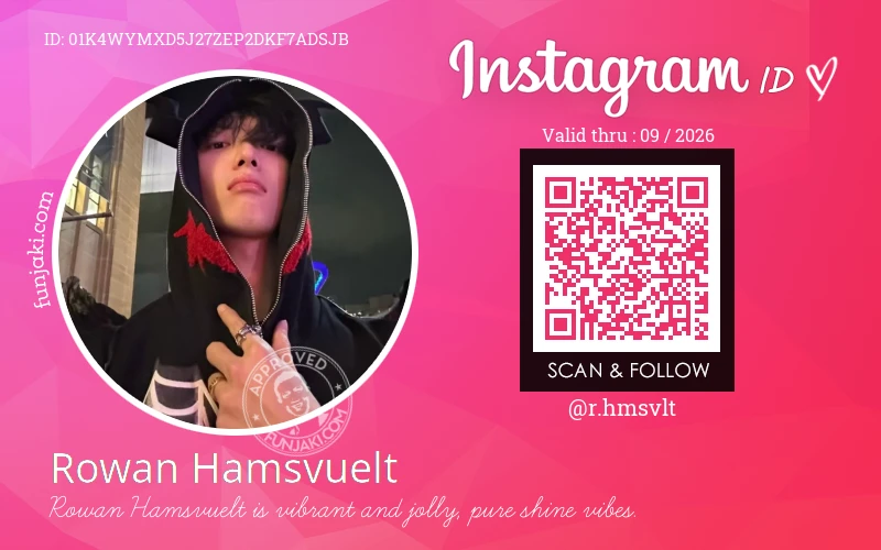 Instagram ID Card