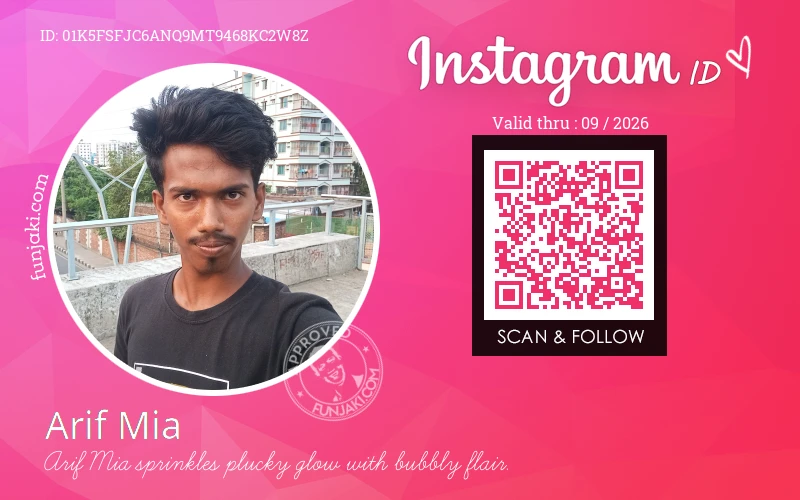 Instagram ID Card