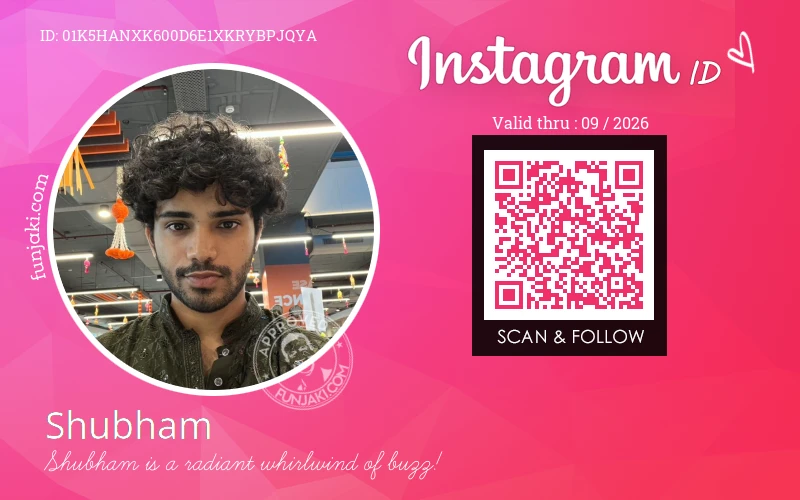 Instagram ID Card