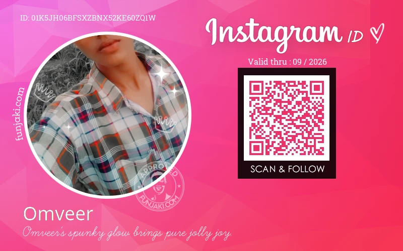 Instagram ID Card