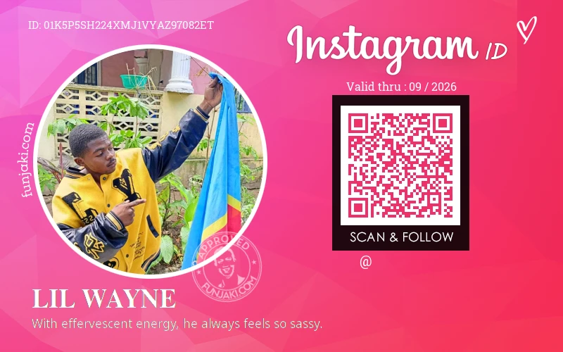 Instagram ID Card