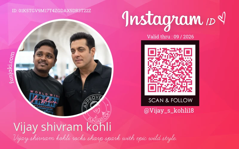 Instagram ID Card