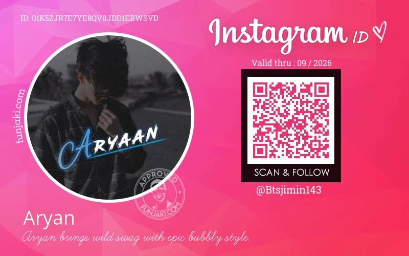 Instagram ID Card
