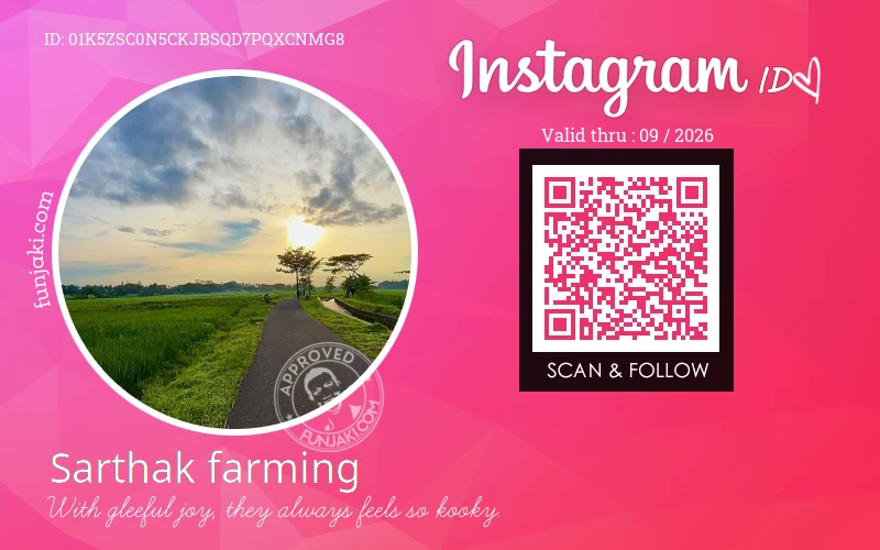 Instagram ID Card