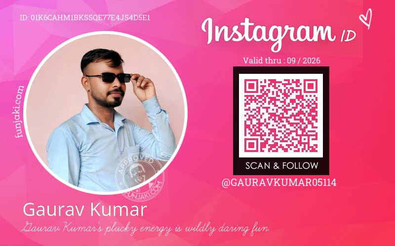 Instagram ID Card